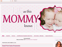 Tablet Screenshot of mommyknowslife.blogspot.com