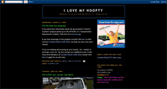 Desktop Screenshot of ilovemyhoopty.blogspot.com