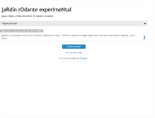 Tablet Screenshot of jardinrodanteexperimental.blogspot.com