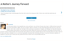 Tablet Screenshot of larrysmom-amothersjourneyforward.blogspot.com