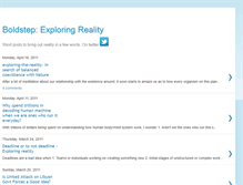 Tablet Screenshot of boldstep.blogspot.com