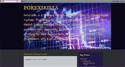 Desktop Screenshot of forexskills.blogspot.com