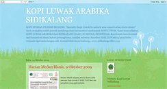 Desktop Screenshot of kopiluwakkopisedap.blogspot.com