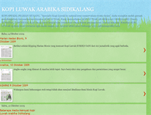 Tablet Screenshot of kopiluwakkopisedap.blogspot.com