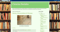 Desktop Screenshot of historiaymonumentalismoennicaragua.blogspot.com