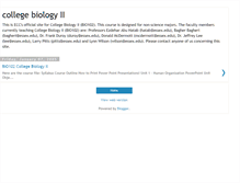 Tablet Screenshot of ecccollegebiology.blogspot.com