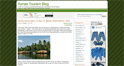 Desktop Screenshot of keralatourismblogs.blogspot.com