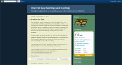 Desktop Screenshot of onefatguyrunning.blogspot.com