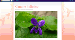 Desktop Screenshot of caminoholistico-mabel.blogspot.com