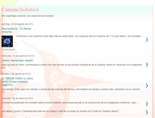 Tablet Screenshot of caminoholistico-mabel.blogspot.com