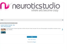 Tablet Screenshot of neuroticstudio.blogspot.com