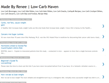 Tablet Screenshot of madebyreneelowcarb.blogspot.com