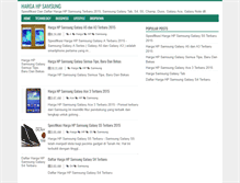 Tablet Screenshot of hargahpsamsung.blogspot.com