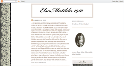 Desktop Screenshot of elsamatilda1910.blogspot.com