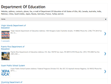 Tablet Screenshot of department-ofeducation.blogspot.com