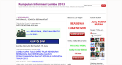 Desktop Screenshot of informasilombatahun2009.blogspot.com