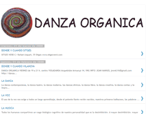 Tablet Screenshot of danzaorganica.blogspot.com
