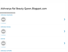 Tablet Screenshot of aishwaryaraibeautyqueen.blogspot.com