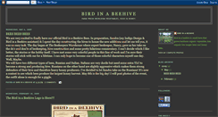 Desktop Screenshot of birdinabeehive.blogspot.com