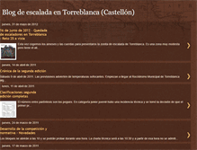 Tablet Screenshot of escaladatorreblanca.blogspot.com