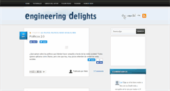 Desktop Screenshot of engineeringdelights.blogspot.com