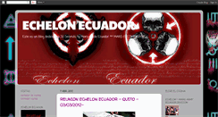 Desktop Screenshot of echelonecuador.blogspot.com