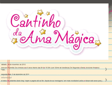 Tablet Screenshot of cantinhodaamamgica.blogspot.com