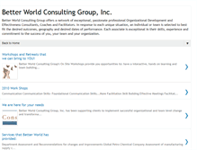 Tablet Screenshot of betterworldconsulting.blogspot.com