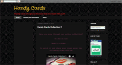 Desktop Screenshot of handy-cards.blogspot.com