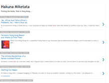 Tablet Screenshot of hakunamiketata.blogspot.com
