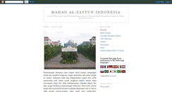 Desktop Screenshot of mahad-al-zaytun.blogspot.com