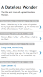 Mobile Screenshot of datelesswonder.blogspot.com