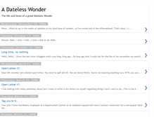 Tablet Screenshot of datelesswonder.blogspot.com