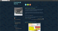 Desktop Screenshot of akltgcoaching.blogspot.com