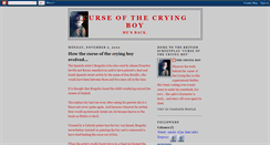 Desktop Screenshot of curseofthecryingboy.blogspot.com