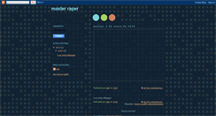 Desktop Screenshot of masterraper-adri.blogspot.com