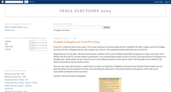 Desktop Screenshot of indiaelects2009.blogspot.com