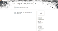 Desktop Screenshot of otoquedamateria.blogspot.com