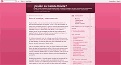 Desktop Screenshot of buscandoacamiladavila.blogspot.com