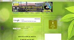 Desktop Screenshot of escuelacarlosaguilar.blogspot.com