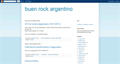 Desktop Screenshot of buenrockargentino.blogspot.com