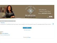 Tablet Screenshot of marilynmoldowan.blogspot.com