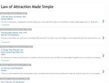 Tablet Screenshot of law-of-attraction-made-simple.blogspot.com