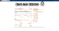 Desktop Screenshot of cainoallospecchio.blogspot.com