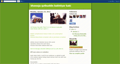 Desktop Screenshot of khawajaqutbuddinbakhtiyarkaki.blogspot.com