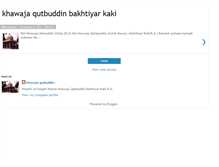 Tablet Screenshot of khawajaqutbuddinbakhtiyarkaki.blogspot.com