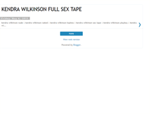 Tablet Screenshot of kendrawilkinsonfullsextape.blogspot.com