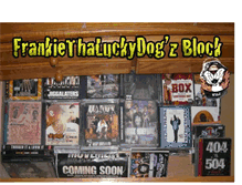 Tablet Screenshot of frankiethaluckydog.blogspot.com