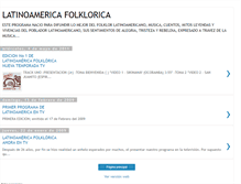 Tablet Screenshot of latinoamericafolklorica.blogspot.com