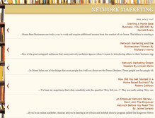 Tablet Screenshot of networkmaeketing.blogspot.com